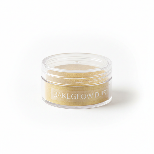 Dust powder for cakes. its comes in round shape acrylic little tub 